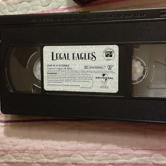 Legal Eagles 1986 Universal vhr tape - Picture 3 of 5